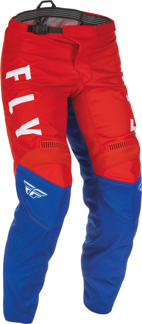 Fly Racing F-16 Motocross Hose 36 Weiss Rot Blau