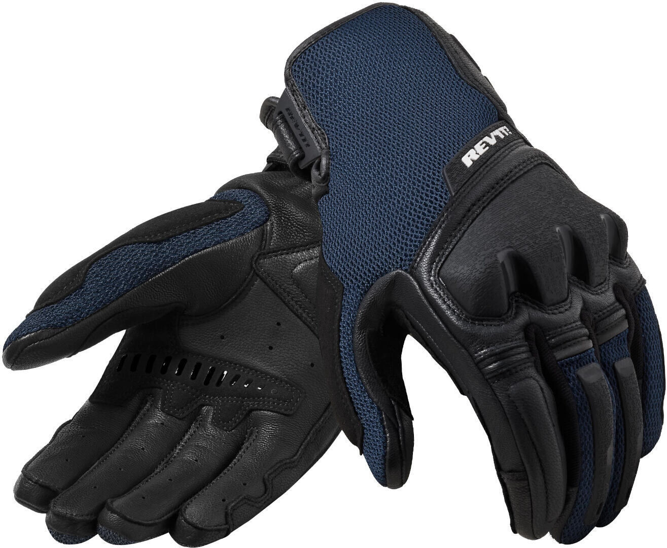 Revit Duty Motorrad Handschuhe L Schwarz Blau