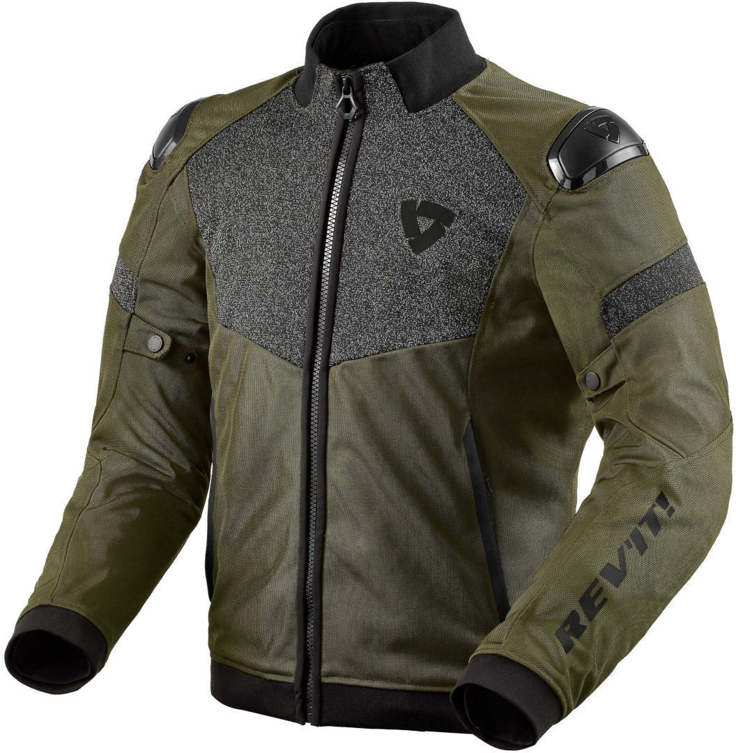 Revit Action H2O Motorrad Textiljacke XL Schwarz Grün