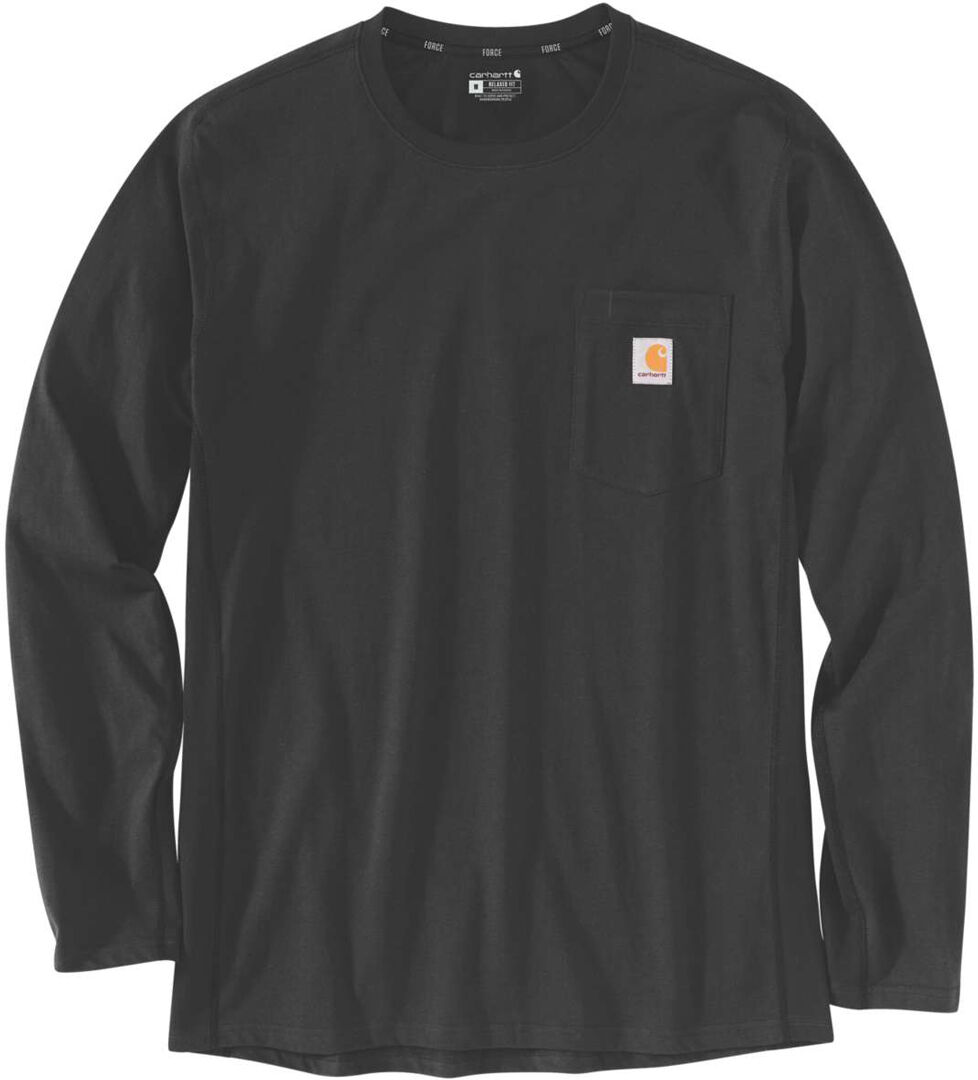 Carhartt Force Flex Pocket Langarmshirt S Schwarz