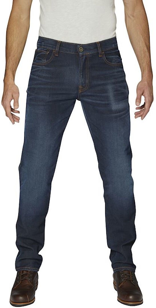 Rokker Rokkertech Slim D.Blue Motorradjeans 40 Blau