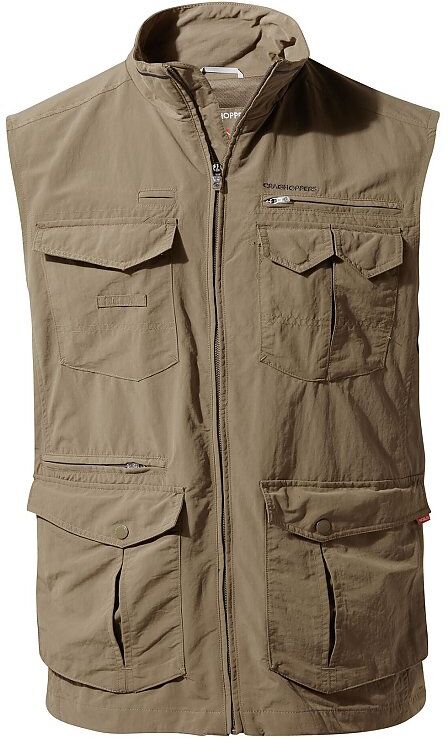 CRAGHOPPERS Herren Outdoorgilet Adventure NosiLife beige   Größe: XL   CMB802 Auf Lager Herren XL