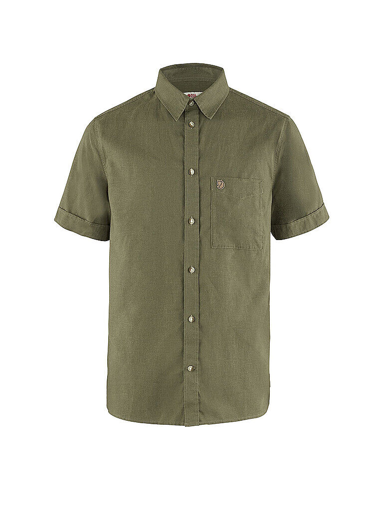 FJÄLLRÄVEN Herren Outdoorhemd Oevik Travel olive   Größe: XXL   87039 Auf Lager Herren XXL