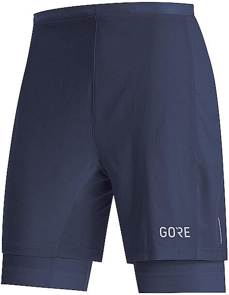 GORE Herren Laufshort R5 2IN1 blau   Größe: L   100621 Auf Lager Herren L