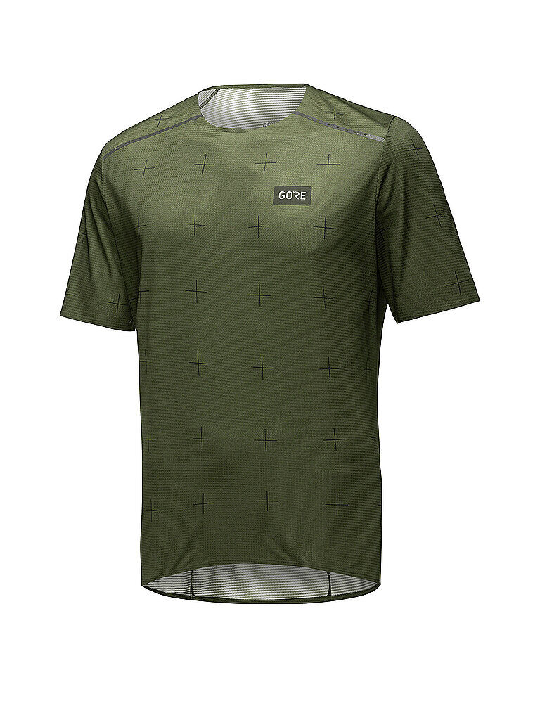 GORE Herren Laufshirt Contest Daily olive   Größe: M   100915 Auf Lager Herren M