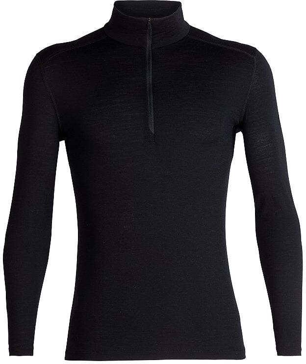 ICEBREAKER Herren Tourenshirt Merino 200 Oasis LS Half Zip schwarz   Größe: XL   104367 Auf Lager Herren XL