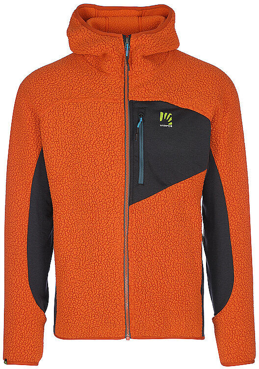 KARPOS Herren Fleecejacke 80' Hoodie orange   Größe: L   2501143 Auf Lager Herren L