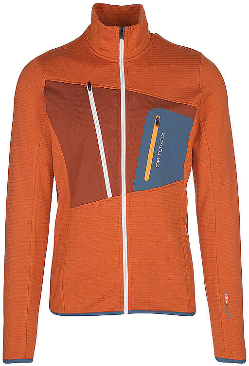 ORTOVOX Herren Fleecejacke Grid orange   Größe: XL   87212 Auf Lager Herren XL