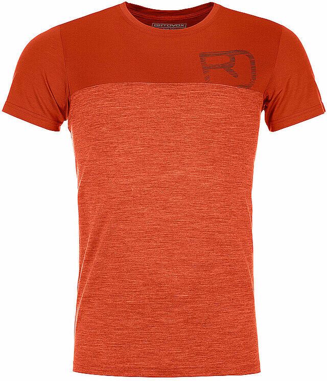 ORTOVOX Herren Funktionsshirt 150 Cool Logo orange   Größe: XL   84034 Auf Lager Herren XL