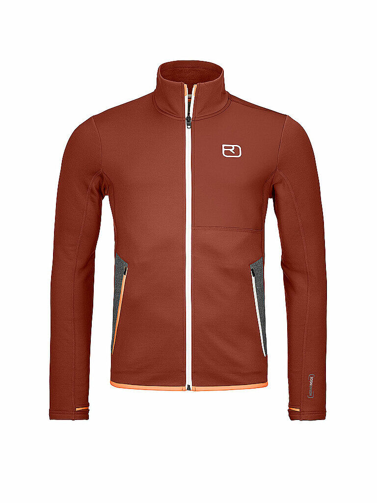 ORTOVOX Herren Fleecejacke orange   Größe: M   86987 Auf Lager Herren M