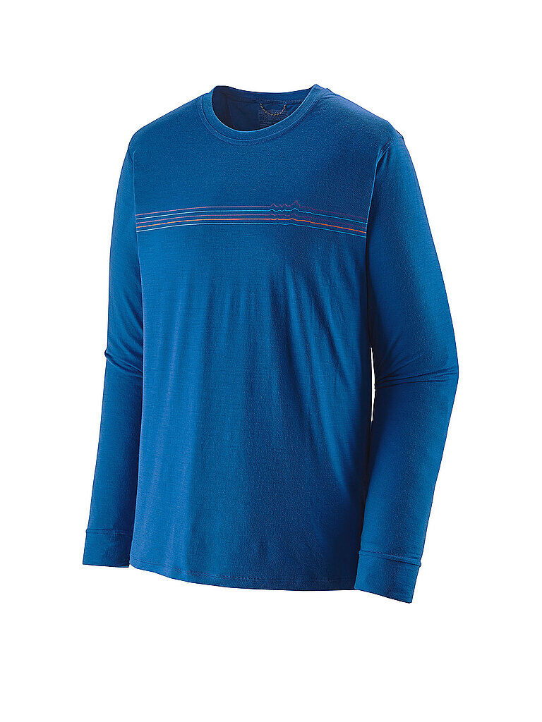 PATAGONIA Herren Funktionsshirt Cap Cool Merino blau   Größe: S   44585 Auf Lager Herren S