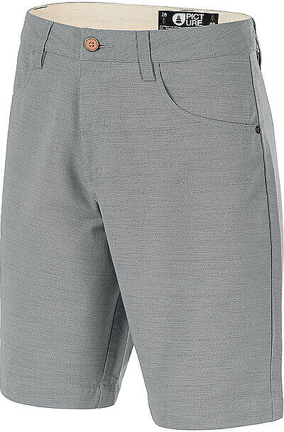 PICTURE Herren Bermuda Aldos grau   Größe: 30   MSH051 Auf Lager Herren 30