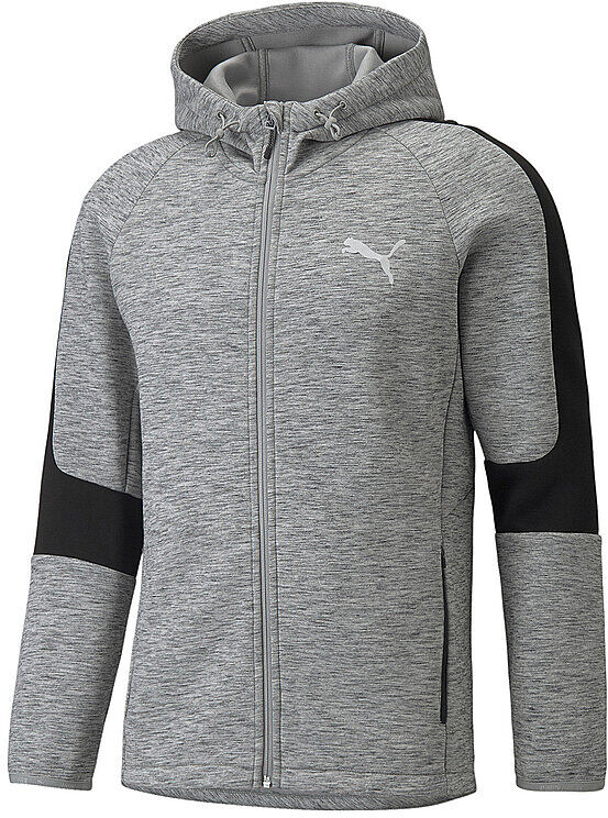 Puma Herren Kapuzenjacke Evostripe grau   Größe: M   589424 Auf Lager Herren M