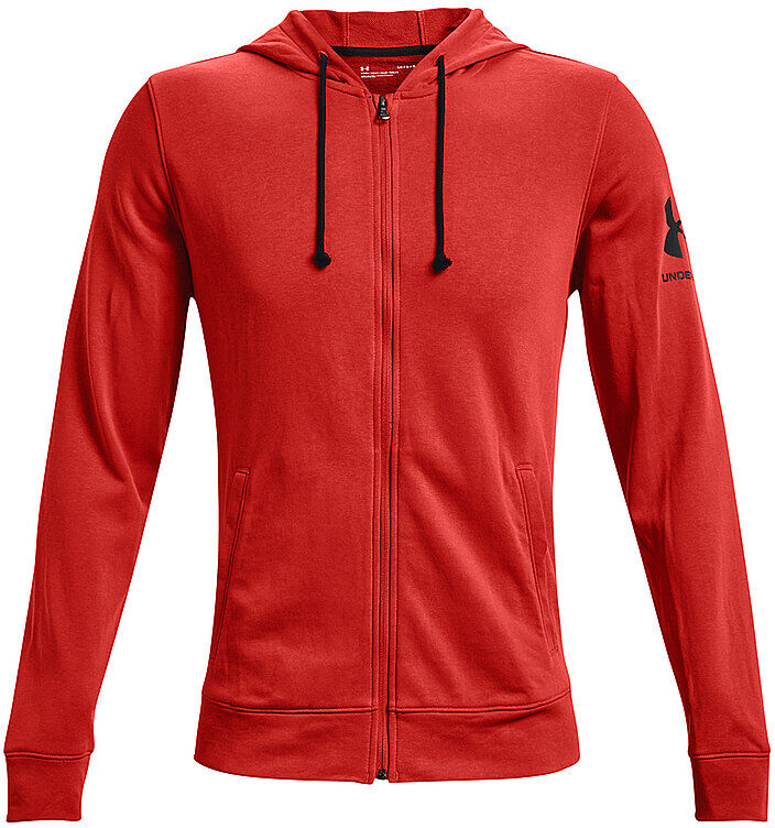 UNDER ARMOUR Herren Kapuzenjacke UA Rival rot   Größe: L   1361606-839 Auf Lager Herren L