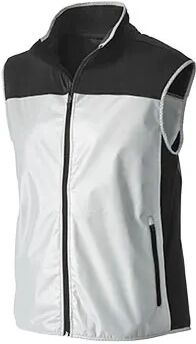 Tchibo - Reflexions-Laufweste - Silber - Gr.: L Polyester  L