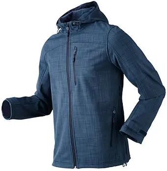 Tchibo - Softshelljacke - Dunkelblau/Meliert - Gr.: L Polyester  L (52/54)