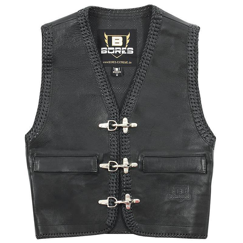 Bores Sunride 5 Leather Vest Kožená vesta XL Černá