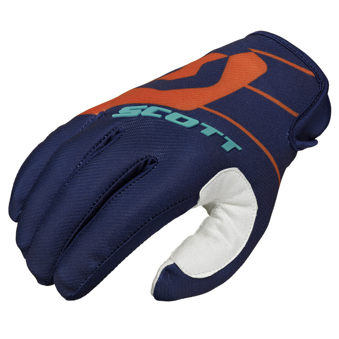 Scott 350 Race Motokrosové rukavice 2016 2XL Modrá Oranžová