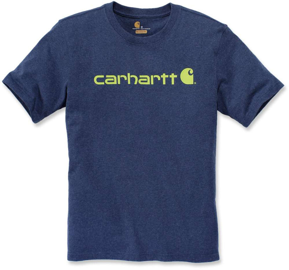 Carhartt EMEA Core Logo Workwear Short Sleeve T-Shirt T-shirt L Modrá