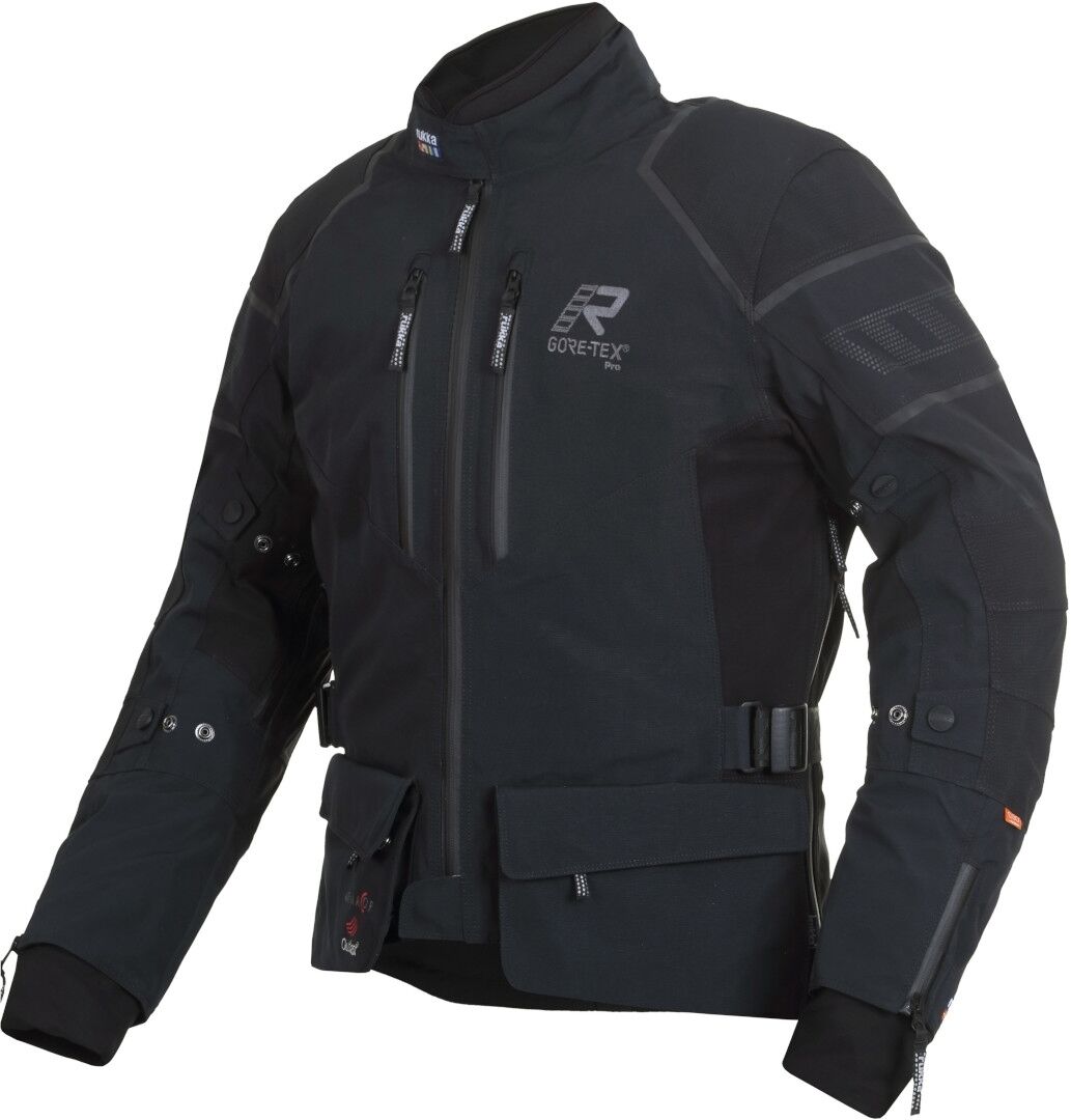 Rukka Exegal Gore-Tex Motorcycle Textile Jacket Motocyklová textilní bunda 56 Černá