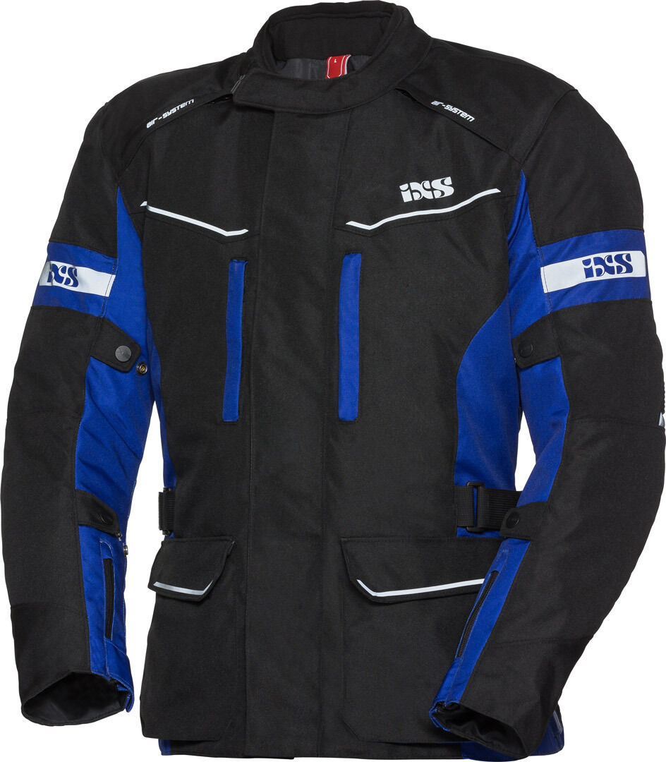 IXS Tour Evans-ST Moto textilní bunda 2XL Černá Modrá