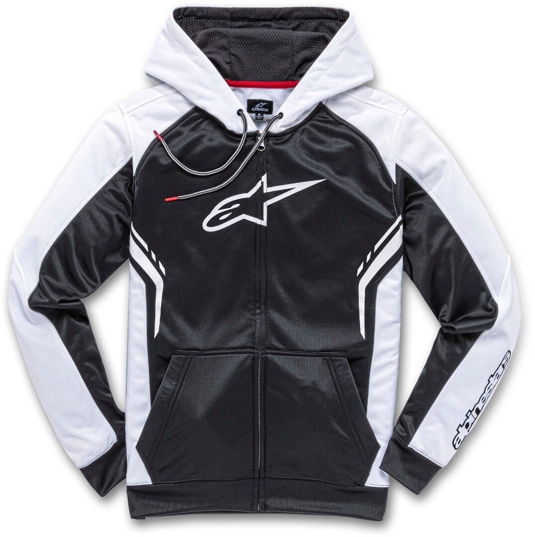 Alpinestars Strike Fleece Hoodie XL Černá Bílá