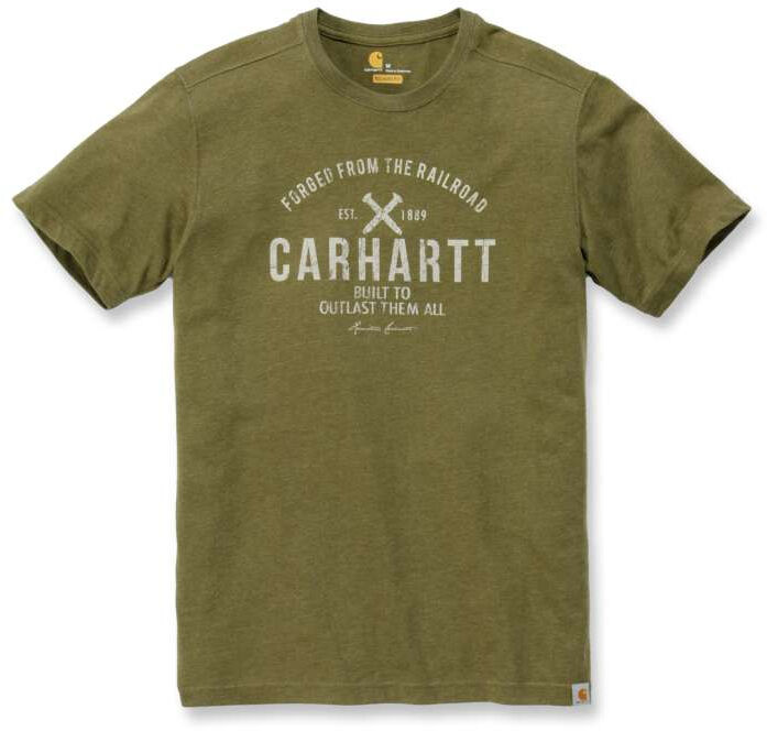 Carhartt EMEA Outlast Tričko s nápisem M Zelená