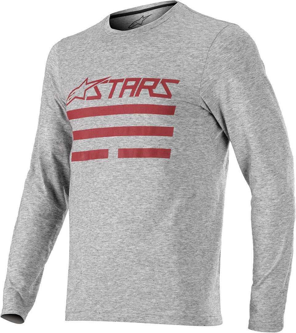 Alpinestars Merino LS Jersey M Šedá červená