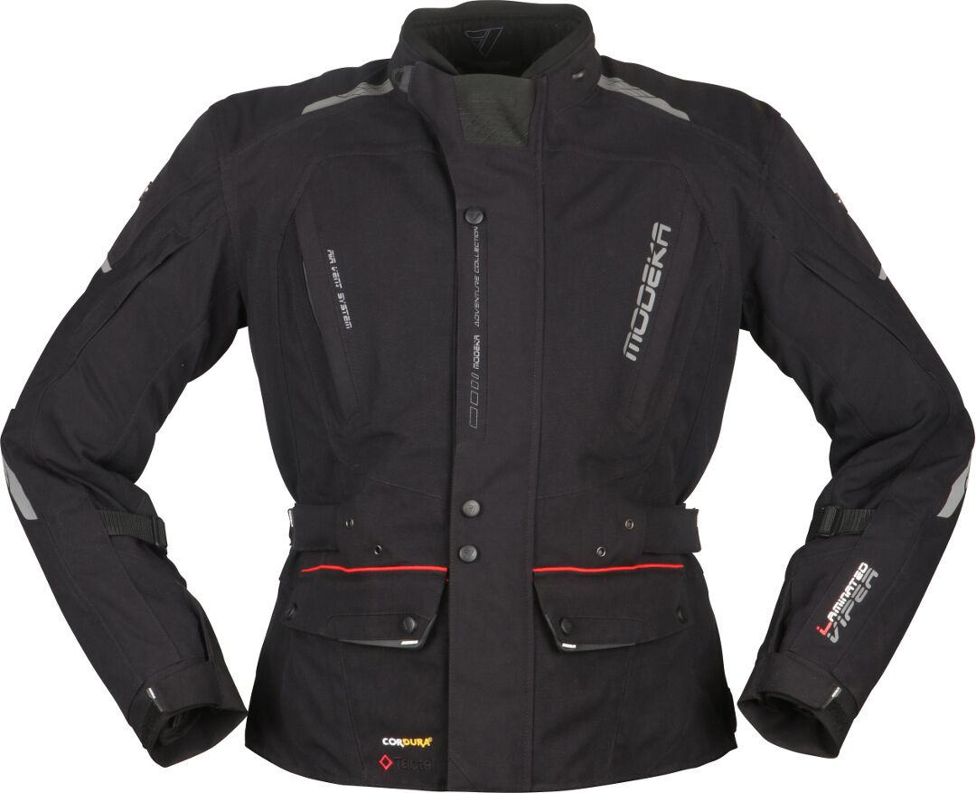 Modeka Viper LT Textilní bunda na motocyklu 2XL Černá