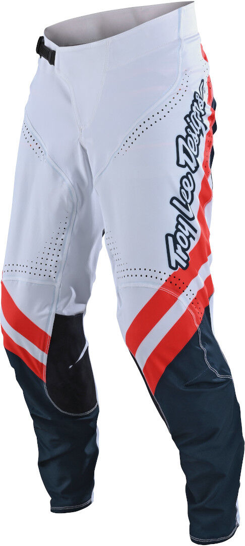 Troy Lee Designs SE Ultra Factory Motocross Pants Motokrosové kalhoty 30 Bílá Oranžová