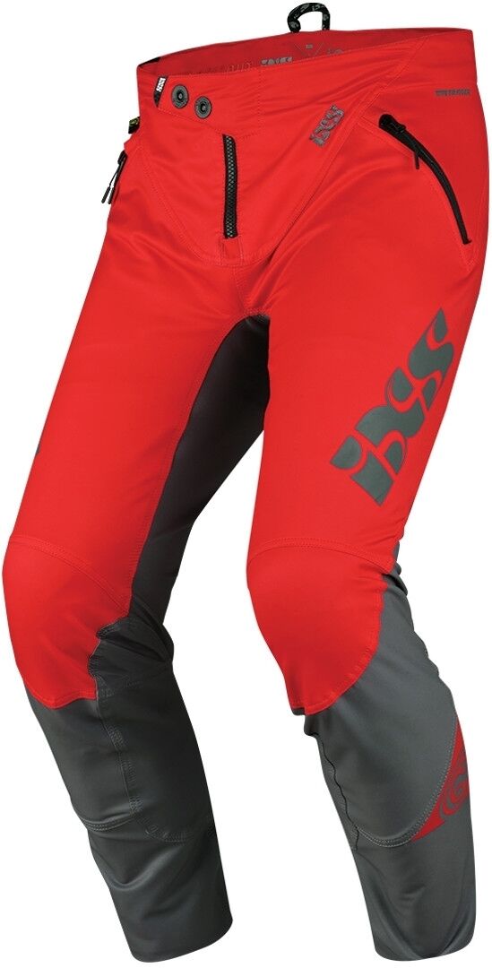 IXS Trigger Cyklistické kalhoty XS Černá červená