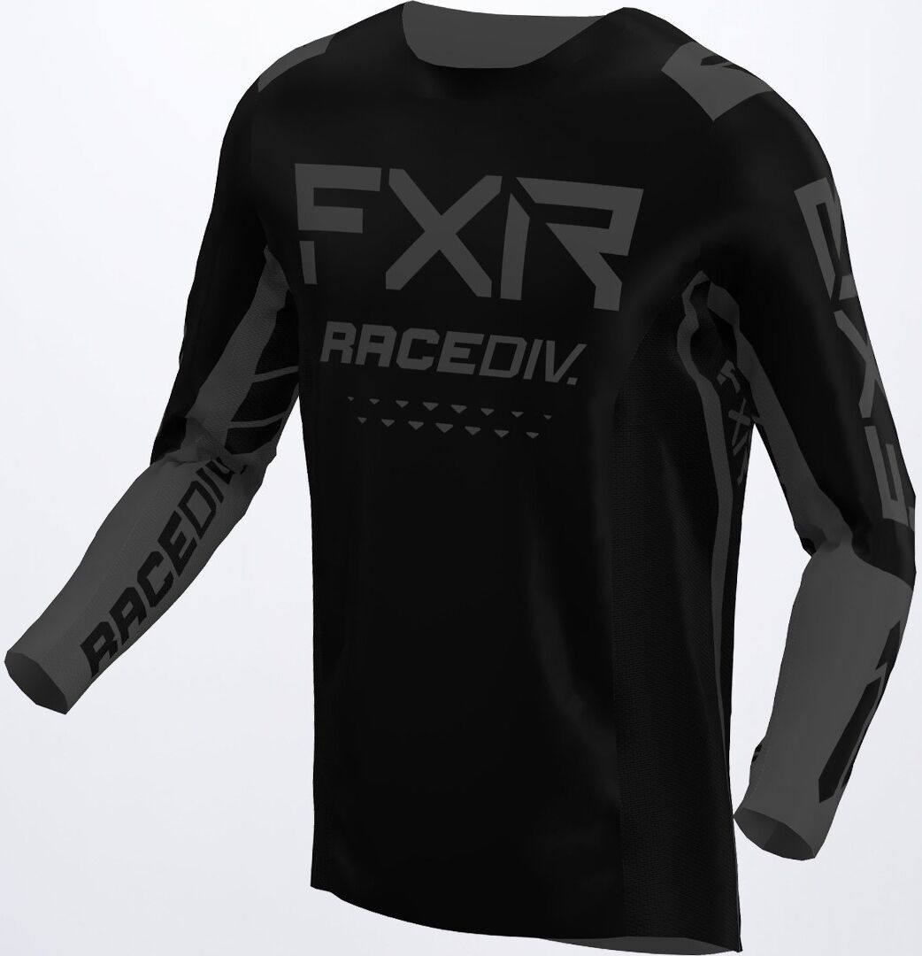 FXR Off-Road RaceDiv Motokrosový dres S Černá Šedá
