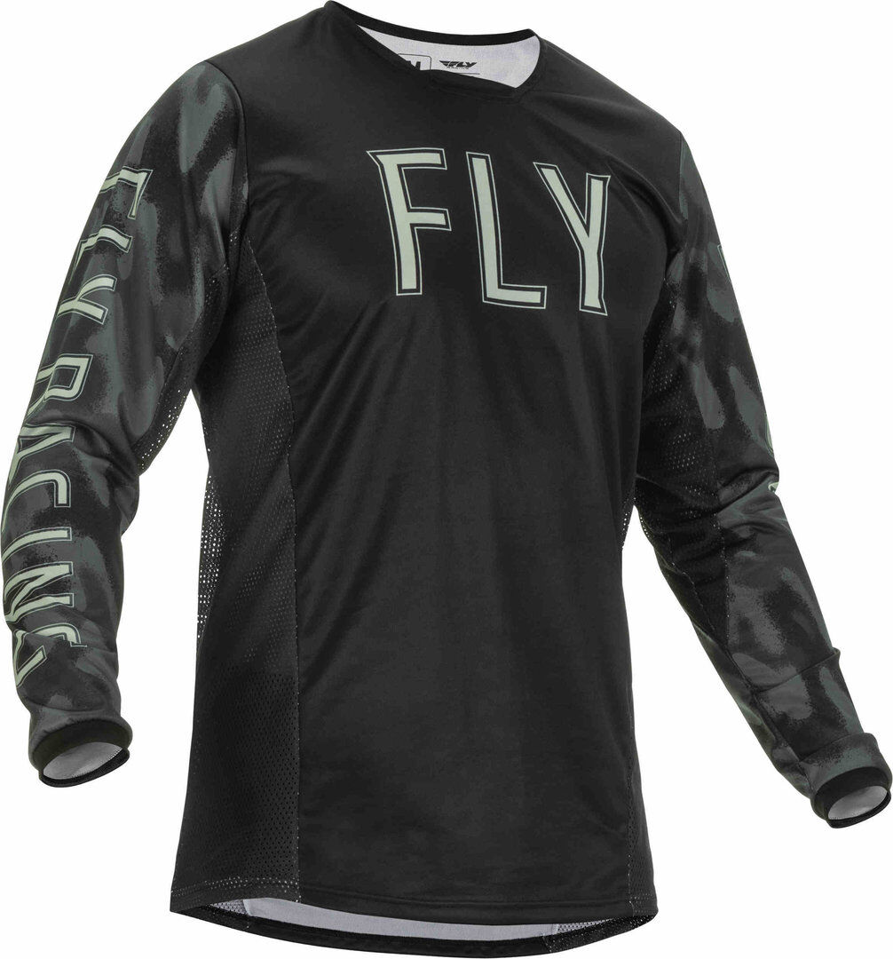 Fly Racing Kinetic S.E. Tactic Motokrosový dres M Černá Vícebarevný