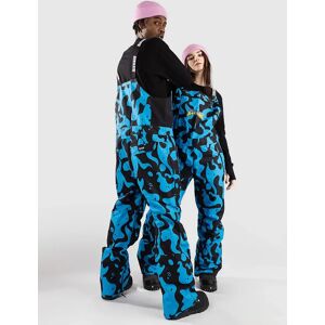 RIPNDIP Psychedelic Garden Bib Pants blue M male