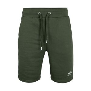 Alpha Industries Basic Short Small Logo dark oliv, Größe M