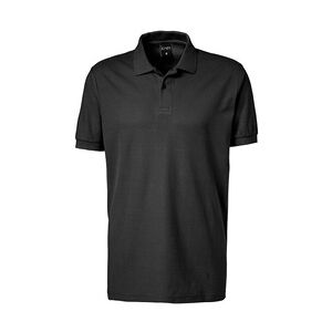 Exner 982 - Herren Poloshirt : schwarz 100% Baumwolle 180 g/m2 M