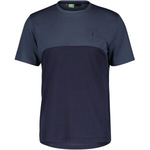 Scott Trail Flow DRI S/Sl Shirt Blau, Herren Kurzarm-Radtrikots, Größe XXL - Farbe Metal Blue - Dark Blue