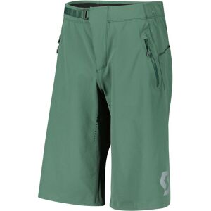 Scott Trail Vertic Pro W/Pad Shorts (Vorgängermodell) Grün, Herren Fahrrad Shorts, Größe XXL - Farbe Smoked Green