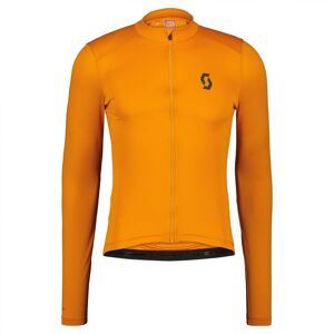 Scott Endurance 10 L/Sl Shirt Orange, Herren Langarm-Radtrikots, Größe S - Farbe Copper Orange - Dark Grey