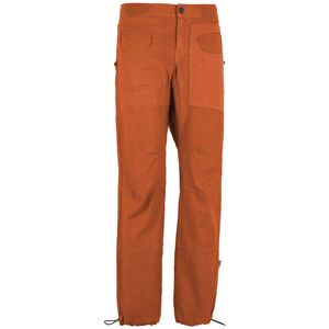 E9 Atmungsaktive komfortable Herren Outdoor- und Kletterhose. Farbe: Orange / Größe: M