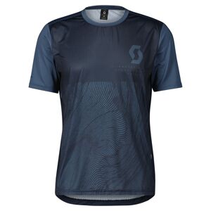 Scott Trail Vertic S/Sl Shirt Blau, Herren Kurzarm-Radtrikots, Größe S - Farbe Dark Blue - Metal Blue