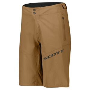 Scott Endurance Long-Sleeve/FIt W/Pad Shorts Braun, Herren Fahrrad Shorts, Größe XXL - Farbe Silt Beige