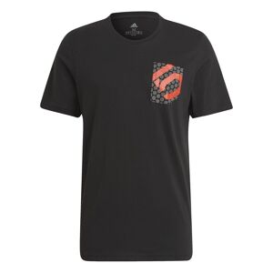 adidas Five Ten Brand Of THE Brave Tee Schwarz, Herren Kurzarm-Shirts, Größe XXL - Farbe Black