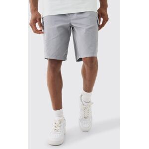 boohooman Mens Relaxed Fit Cargo Shorts - Grau - S, Grau