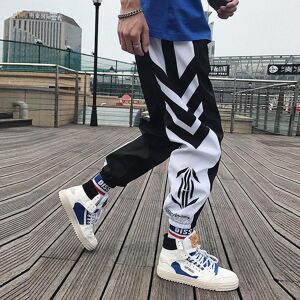 Bm38tm Streetwear Hip Hop Joggers Hosen Männer Lose Harem Hosen Knöchel Länge Hosen Sport Casual Jogginghose Weiß