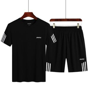 Yl11keep Clothing Herren-Trainingsanzug-Sportbekleidungsset, Lässiges Lauf-Fitness-Zweiteiler-Set