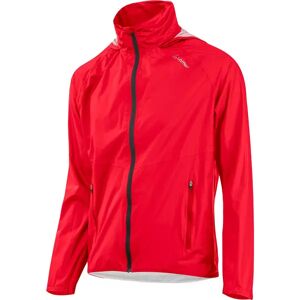 LÖFFLER Herren Regenjacke M JACKET WITH HOOD WPM POCKET - male - Rot - 60