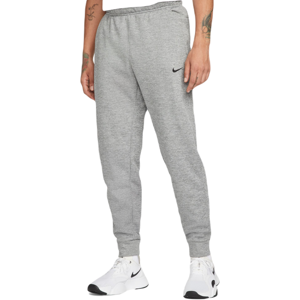 Herren Tennishose Nike Therma-FIT Tapered Fitness Pants - dark grey heather/particle grey/black