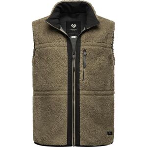 Ragwear Plüschweste Herren, mocca