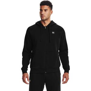 Under Armour Rival Fleece Fz Hoodie Black/ Onyx White - male - Size: XXL